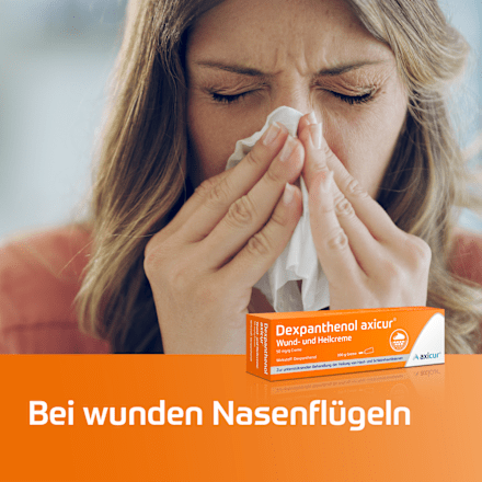 Dexpanthenol axicur Wund- und Heilcreme 50mg/g Creme axicur