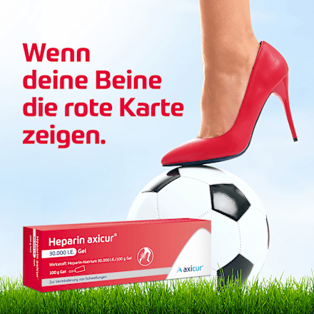 Heparin axicur, Heparin-Natrium 30.000 I.E./100g Gel axicur