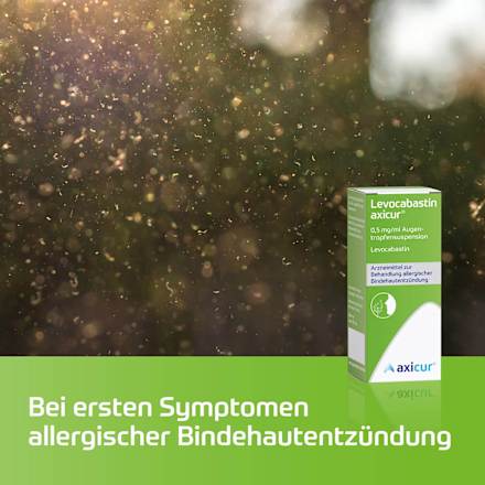 Levocabastin axicur 0,5 mg/ml Augentropfensuspension axicur