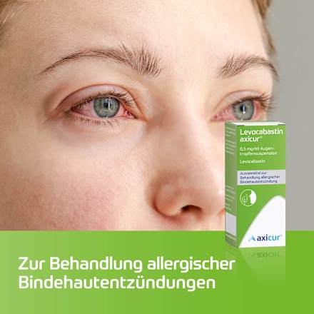 Levocabastin axicur 0,5 mg/ml Augentropfensuspension axicur