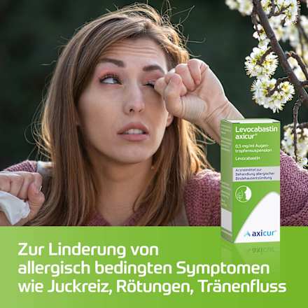 Levocabastin axicur 0,5 mg/ml Augentropfensuspension axicur
