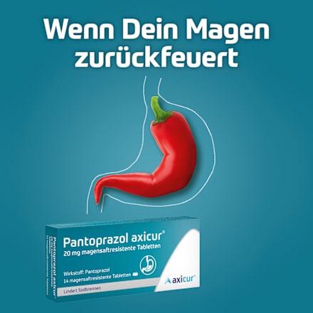 Pantoprazol axicur  20 mg magensaftresistente Tabletten axicur