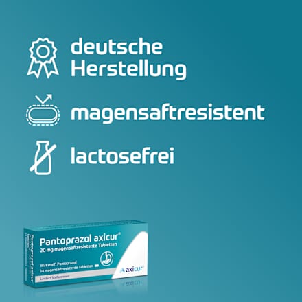 Pantoprazol axicur  20 mg magensaftresistente Tabletten axicur