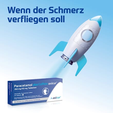 Paracetamol plus Coffein axicur 350 mg / 50 mg Tabletten axicur