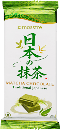 Matcha csokoládé mosstre