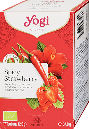Fűszeres eper tea, 17 filter YOGI TEA