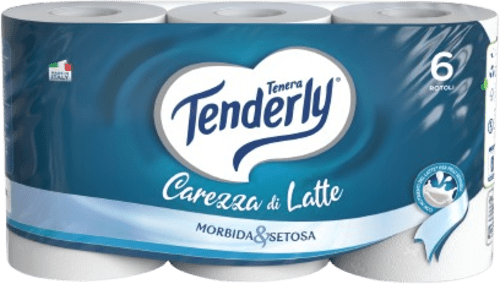 Carta igienica Carezza di Latte 2 veli Tenderly