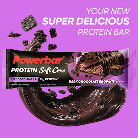 Proteinriegel Soft Core Dark Chocolate Brownie PowerBar