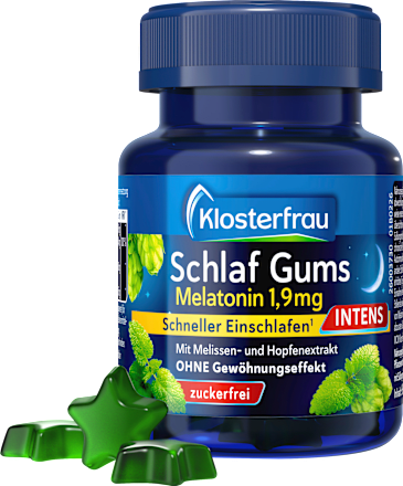 Schlaf Gums Intens Melatonin 1,9mg, 30 St KLOSTERFRAU