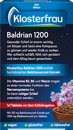Baldrian 1200, Tabletten KLOSTERFRAU