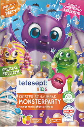 Schaumbad Badespaß Knister Monsterparty tetesept: KIDS