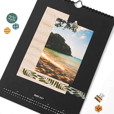 Foto- und Bastelkalender 2027 Hochformat Paradies