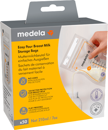 Muttermilch Beutel einfaches Ausgießen , 210 ml Medela