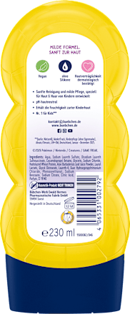 Kinder Shampoo & Duschgel 2in1 Pokémon Pikachu Bübchen