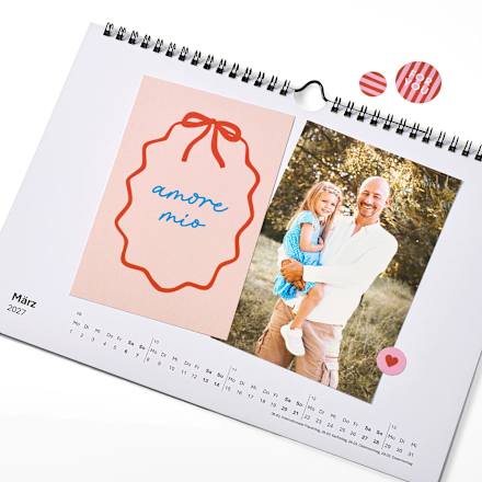 Foto- und Bastelkalender 2027 Querformat Paradies