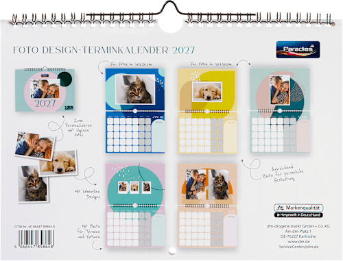 Foto Design- Terminkalender 2027 Paradies