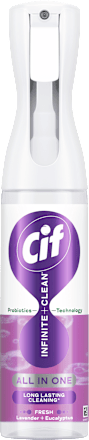 univerzální čisticí sprej Cif Infinite+Clean All in One, Lavender & Eucalyptus Cif