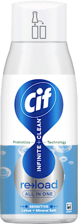 náhradní náplň Infinite+Clean All in One, lotos & minerální sůl Cif