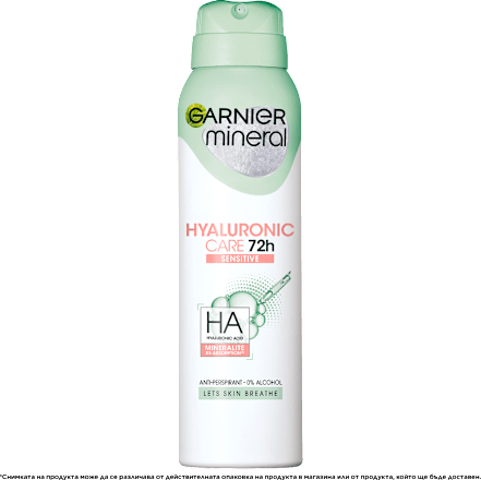 Дезодорант Hyaluronic Care Sensitive GARNIER mineral