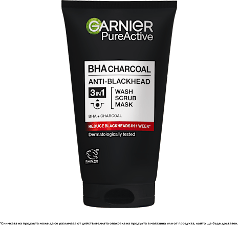 Почистващ гел за лице Pure Active 3 in 1 Charcoal GARNIER PureActive