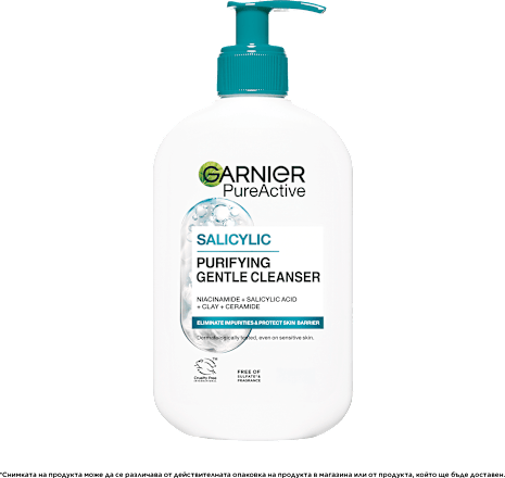 Почистваща пяна за лице Salicylic GARNIER PureActive