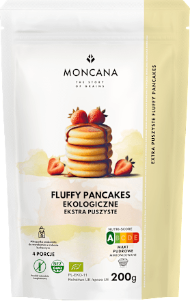 Mieszanka Fluffy pancakes BIO MONCANA