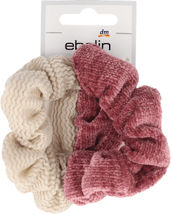 látkové gumičky do vlasů Scrunchie, vícebarevné ebelin