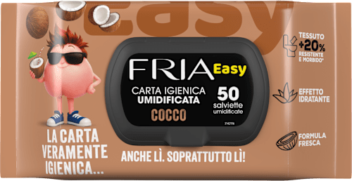 Carta igienica umidificata al cocco FRIA