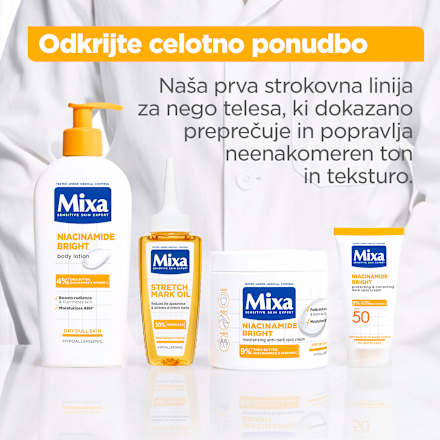 Losjon za telo Niacinamide Bright Mixa