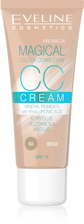 Magical CC krema – 53 Beige, SPF 15 EVELINE COSMETICS
