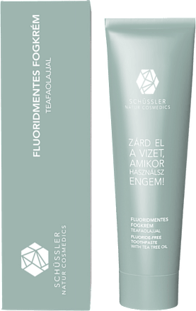 Fogkrém teafaolajjal, fluoridmentes Schüssler