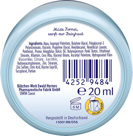 Pflegecreme sensitiv Reisegröße Bübchen