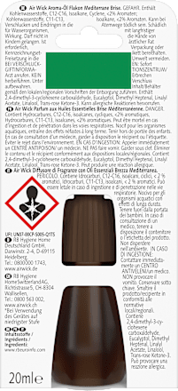 Aroma Öl Nachfüller Mediterrane Brise AIR WICK