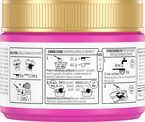 Fleckenentferner Pulver Oxi Action Pink Vanish