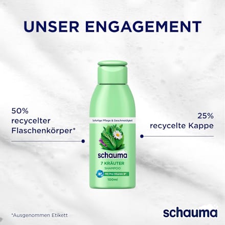 Shampoo 7 Kräuter, Reisegröße schauma