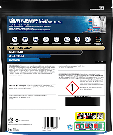 Geschirrspül-Tabs Ultimate All in 1 Sparpack Finish