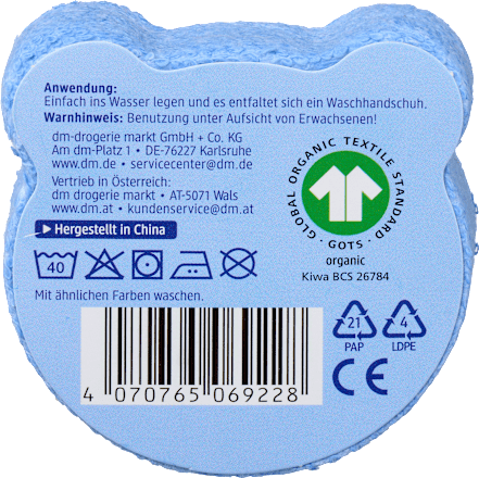 Waschhandschuh mit Maul SauBär
