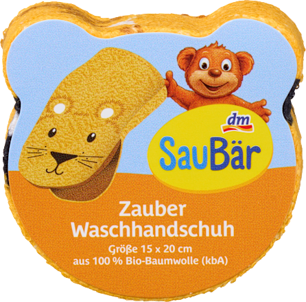 Waschhandschuh mit Maul SauBär