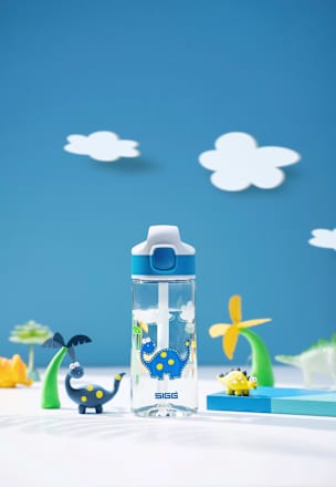 Trinkflasche Kinder Miracle Dinosaur Friend 450 ml SIGG