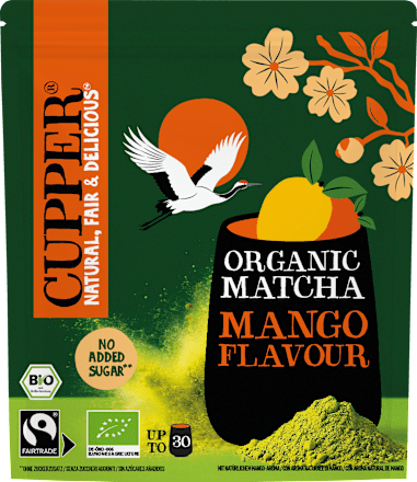 Matcha Pulver Mango Cupper