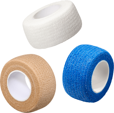 Selbsthaftender Fingerverband, 2,5 cm x 5 m (gedehnt), 1 Rolle Mivolis