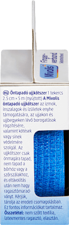 Selbsthaftender Fingerverband, 2,5 cm x 5 m (gedehnt), 1 Rolle Mivolis