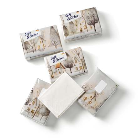 Hygienické vreckovky Pocket 6x8 Soft&Sicher