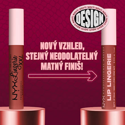 matná tekutá rtěnka Lingerie XXL, 04 Flaunt It NYX PROFESSIONAL MAKEUP