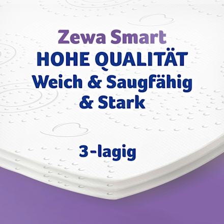 Toilettenpapier Smart 3-lagig (8x300 Blatt) Zewa