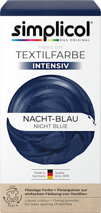 Textilfarbe intensiv Nacht- Blau Simplicol