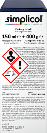 Textilfarbe intensiv Nacht- Blau Simplicol