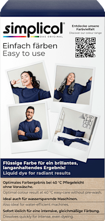 Textilfarbe intensiv Nacht- Blau Simplicol