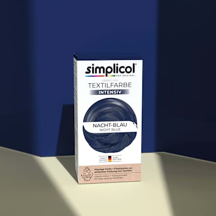 Textilfarbe intensiv Nacht- Blau Simplicol