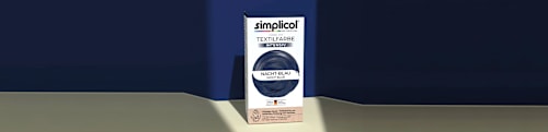 Textilfarbe intensiv Nacht- Blau Simplicol
